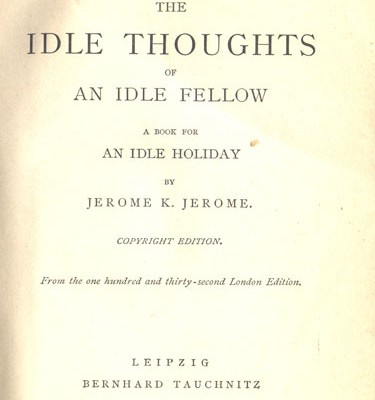 Idle Thoughts